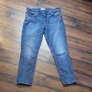 LOFT Dark Blue Ankle Jeans